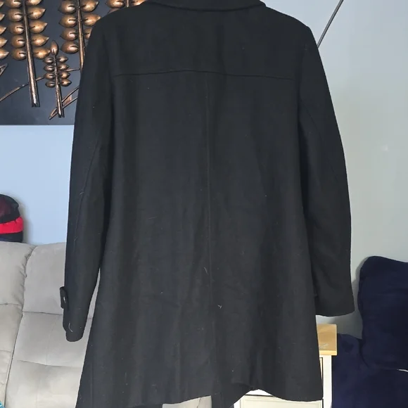 Michael Kors Black Trench Coat - Picture 5 of 8
